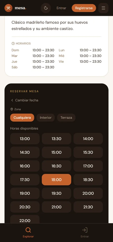 Paso 3: Reserva